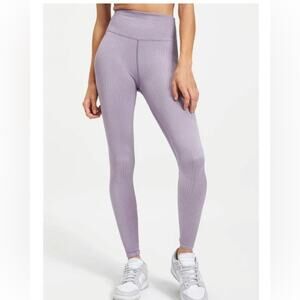 *NWT, Womens, Good American, Ribbed Shine Clean Seamless Leggings,…